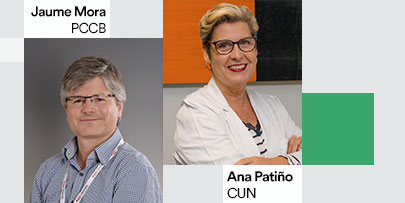 Jaume Mora (PCCB) y Ana Patiño (CUN)