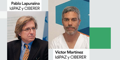 Pablo Lapunzina (IdiPAZ y CIBERER) y Víctor Martínez (IdiPAZ y CIBERER)