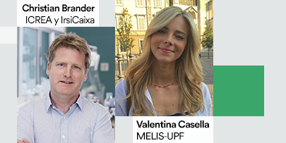 Christian Brander (ICREA, IrsiCaixa y AELIX Therapeutics) y Valentina Casella (MELIS-UPF)